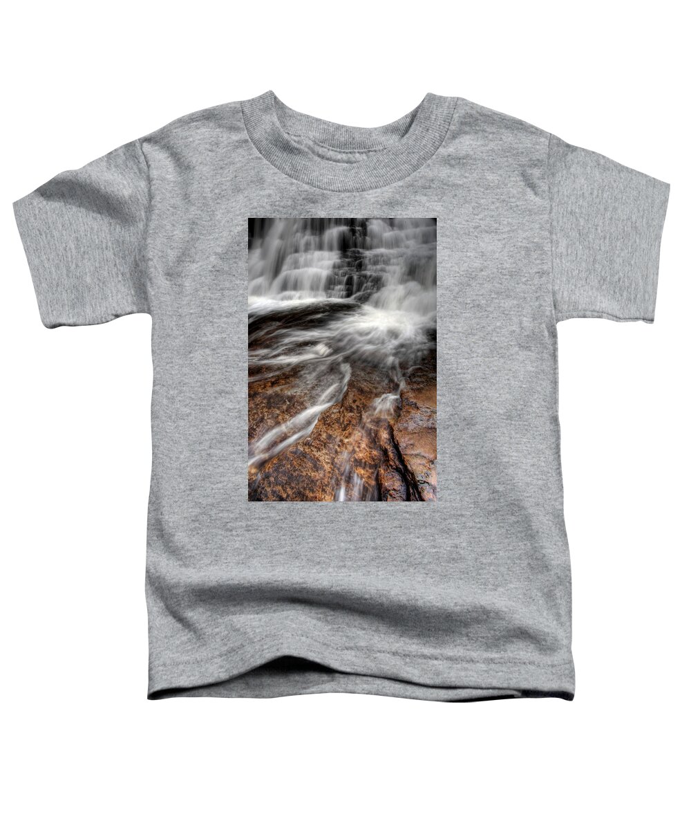 Canyon Stream Toddler T-Shirt featuring the photograph Off and Running by David Andersen