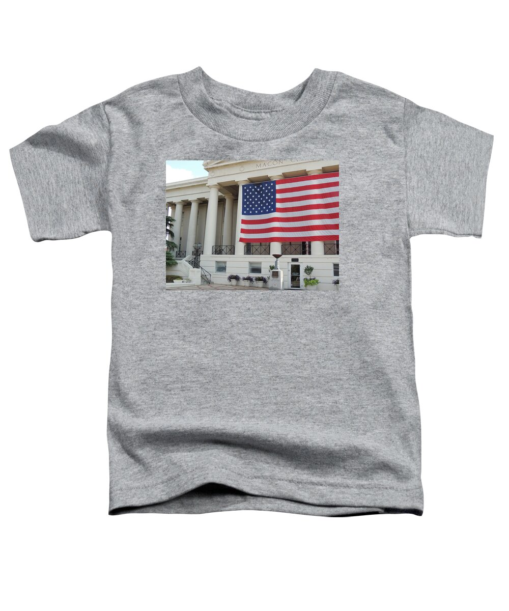 Flag Toddler T-Shirt featuring the photograph Ol' Glory by Aaron Martens