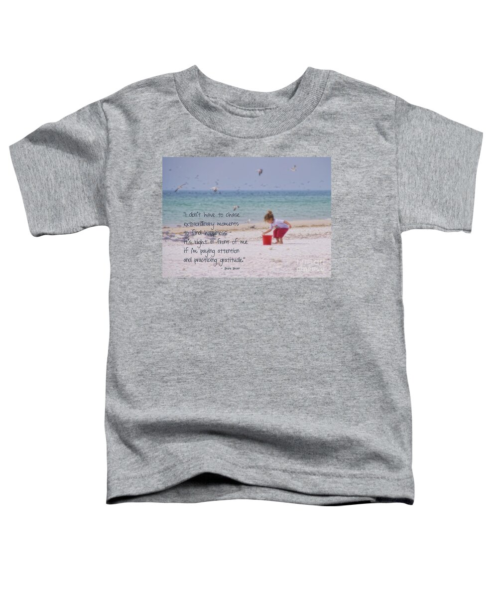 Young Toddler T-Shirt featuring the photograph One Moment In Time by Peggy Hughes