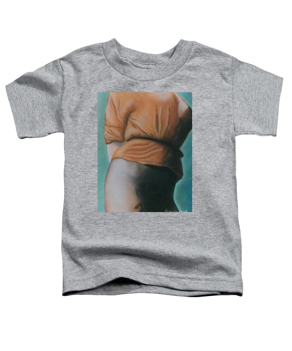 Sensual Toddler T-Shirt featuring the pastel Orange Blouse by Mary Ann Leitch