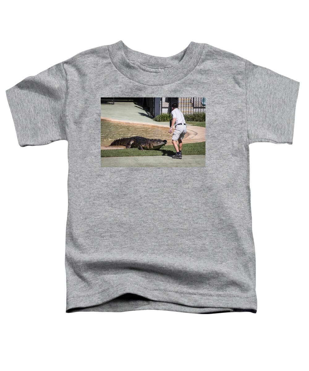 Australia Zoo Toddler T-Shirt featuring the photograph Out For A Walk by Michael Podesta 