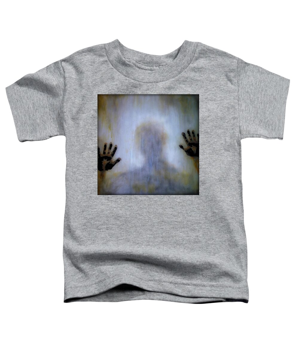 Original Art Toddler T-Shirt featuring the painting Outsider by Lilia S