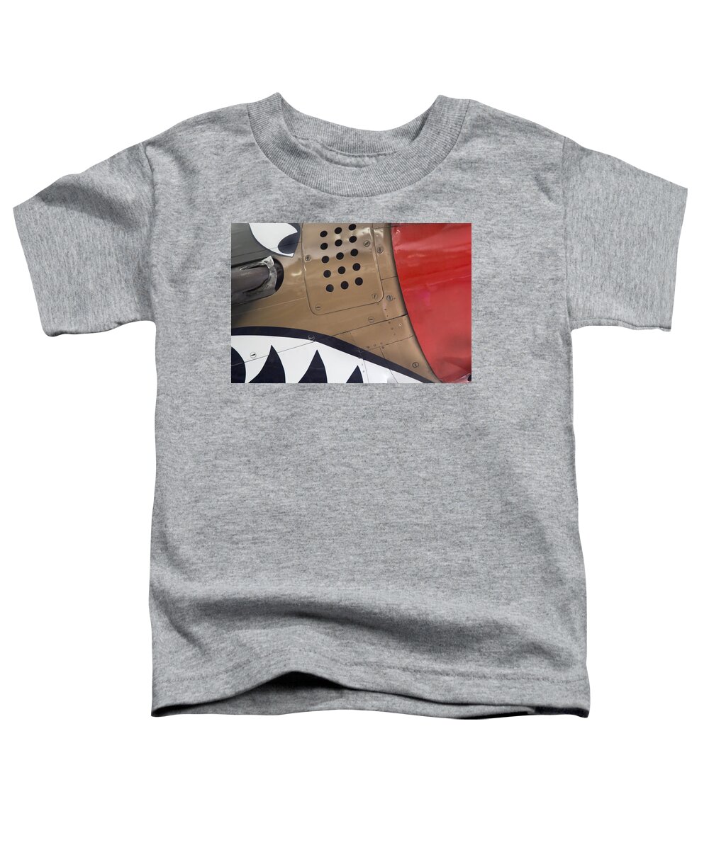 Plane Toddler T-Shirt featuring the photograph P40 Abstract by Peter J Sucy