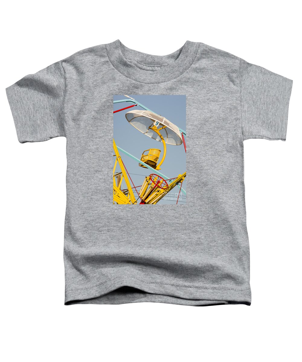 Carnival Ride Toddler T-Shirt featuring the photograph Parachute Carnival Ride by Imagery by Charly