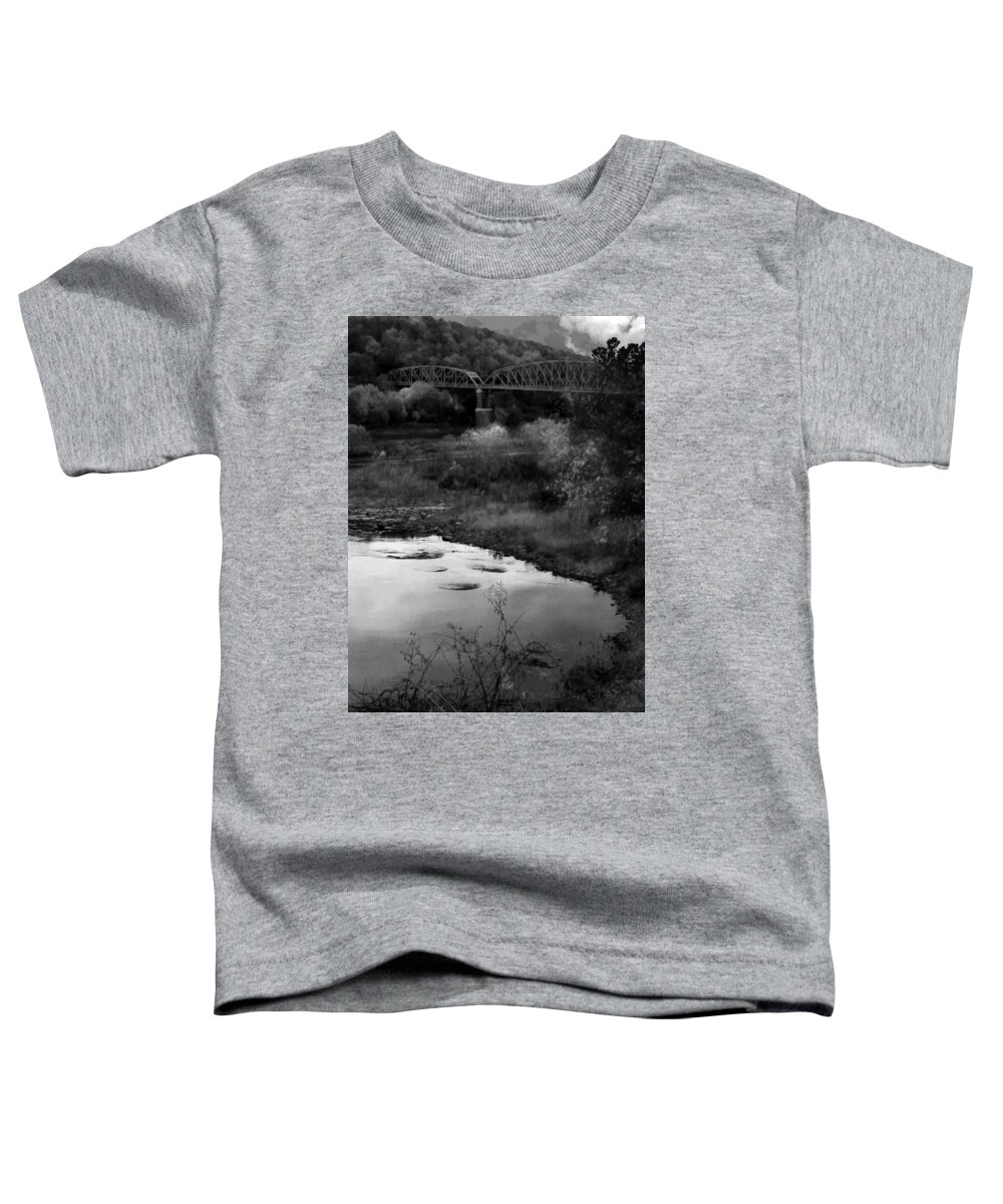 River Toddler T-Shirt featuring the photograph Parker Bridge by Joyce Wasser