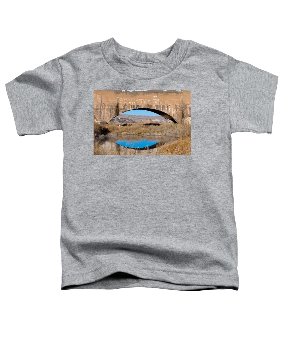 Dakota Toddler T-Shirt featuring the photograph Pecos River Flume by Greni Graph