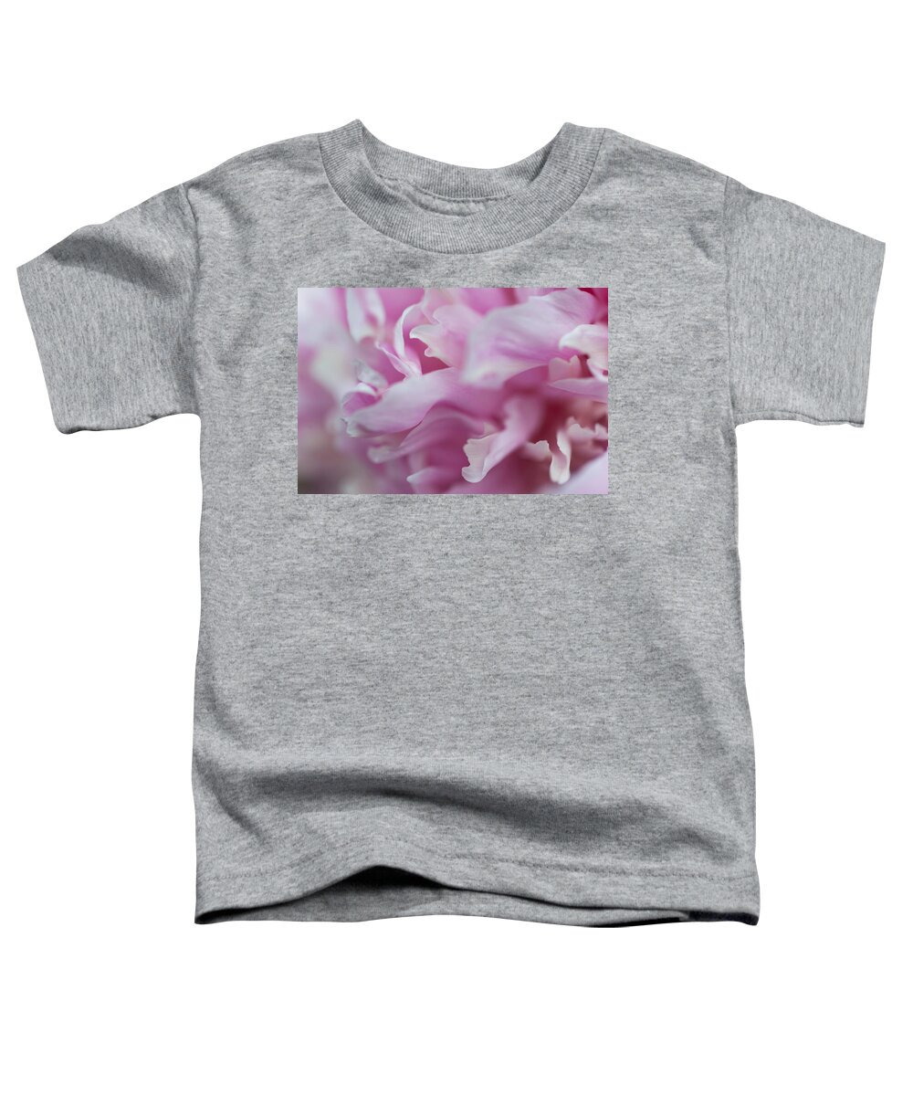 Flower Toddler T-Shirt featuring the photograph Peony Macro 1 by Jenny Rainbow