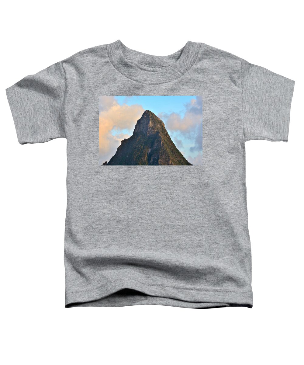 saint Lucia Toddler T-Shirt featuring the photograph Petit Piton - Saint Lucia by Brendan Reals
