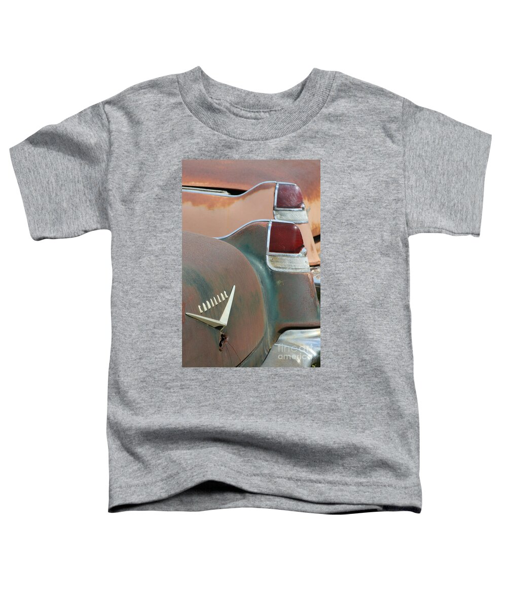 Cars Toddler T-Shirt featuring the photograph Pink Cadillac by Crystal Nederman