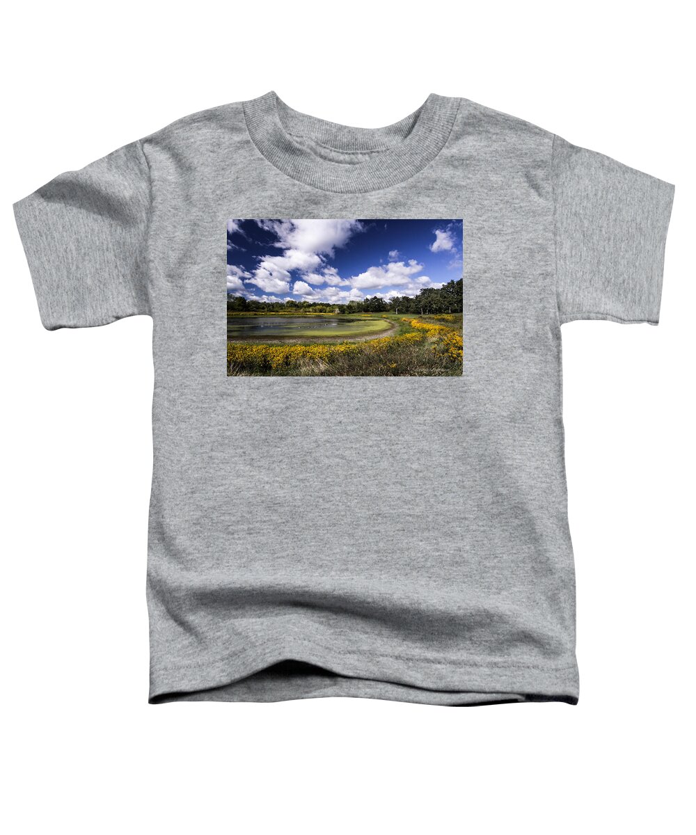 Sky Toddler T-Shirt featuring the photograph Pond by Mark Robert Bein