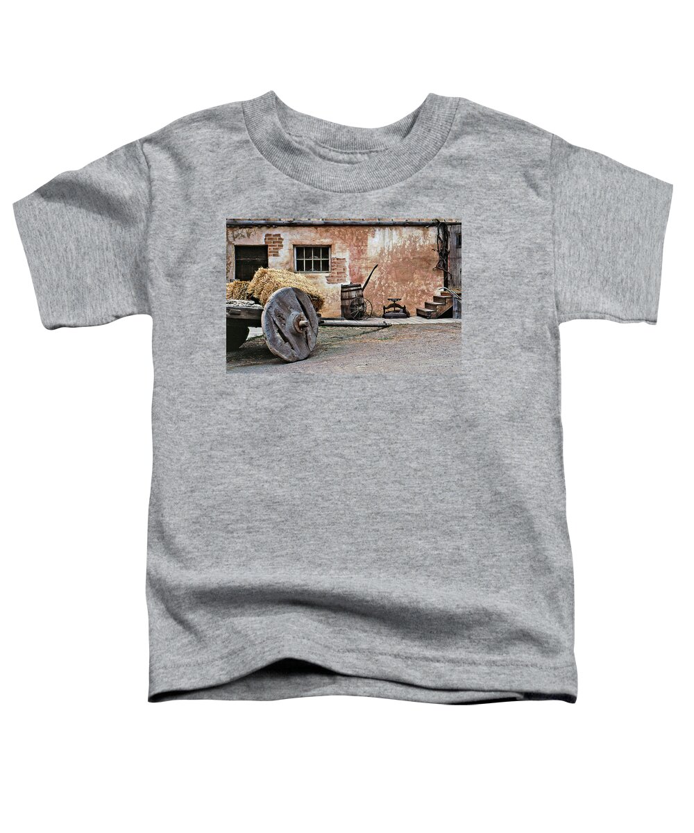 Peru Toddler T-Shirt featuring the photograph Primative Courtard by Christopher McKenzie