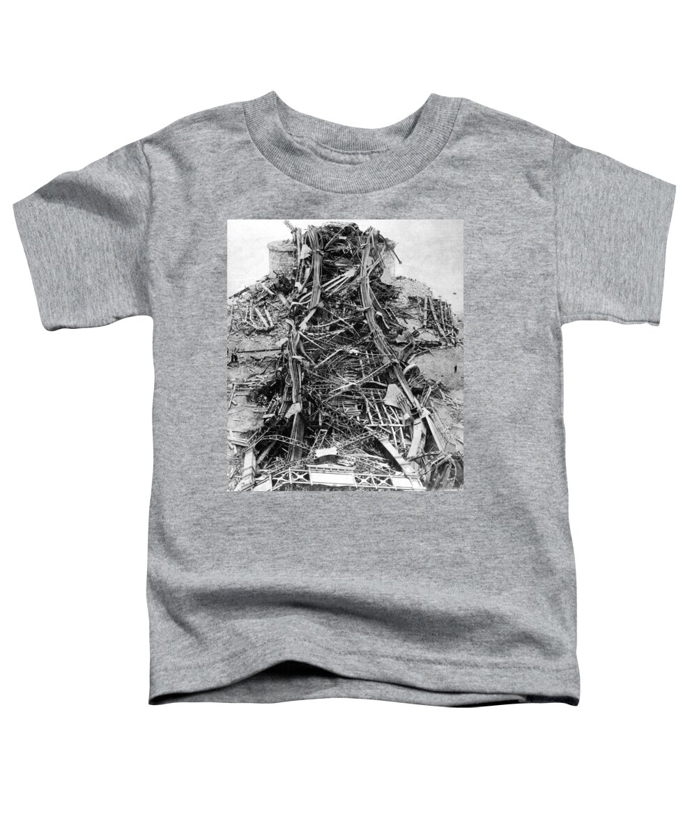1907 Toddler T-Shirt featuring the photograph Quebec Bridge, 1907 by Granger