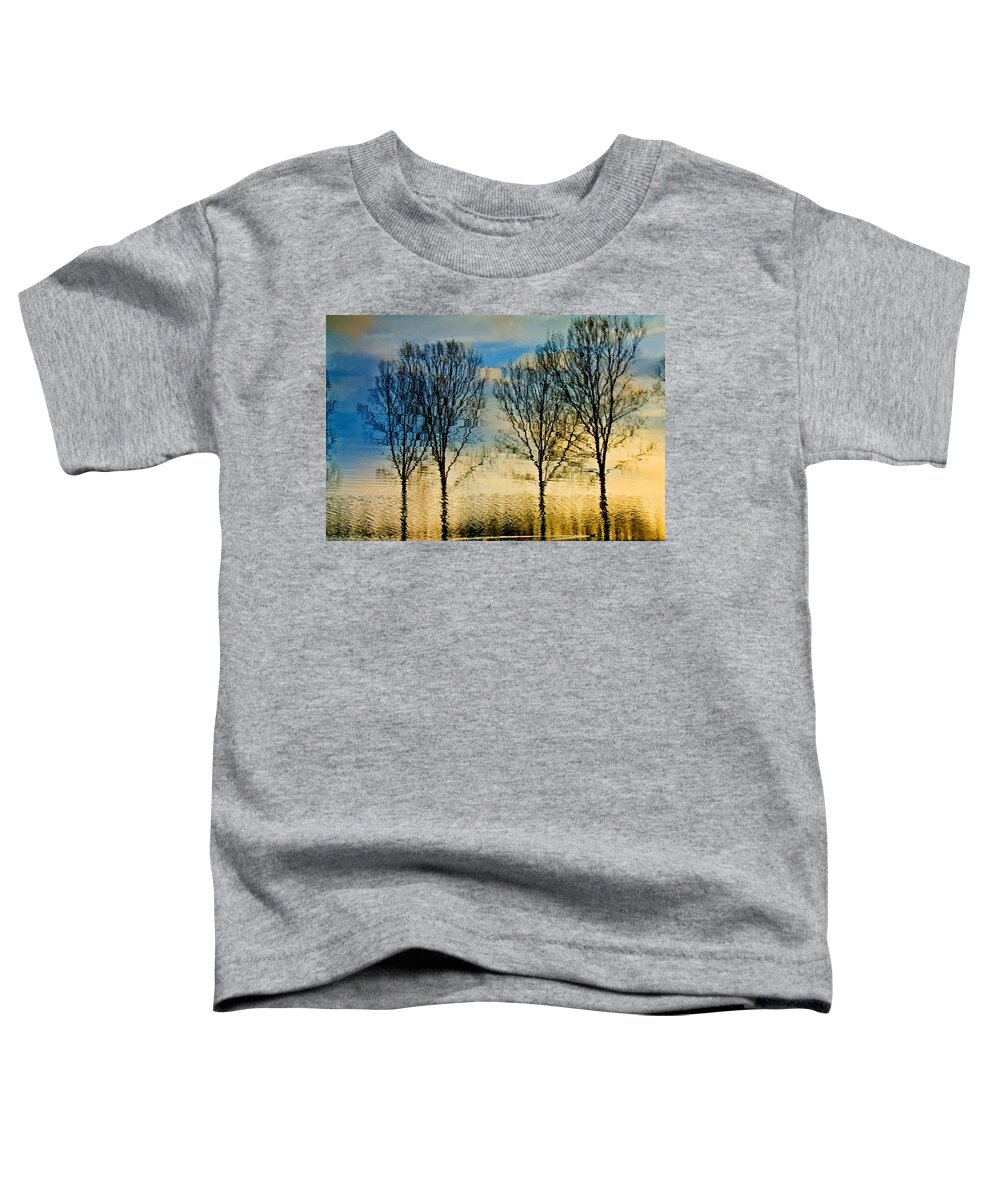 Landscape Toddler T-Shirt featuring the photograph Reflections by Adriana Zoon