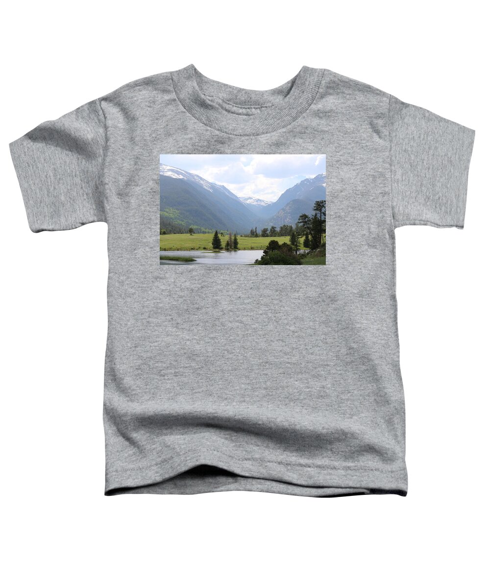 Rocky Toddler T-Shirt featuring the photograph Rocky Mountain National Park by Christy Pooschke