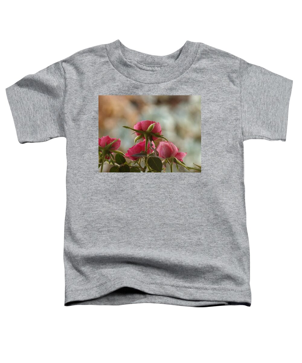 David S Reynolds Toddler T-Shirt featuring the photograph Rose by David S Reynolds