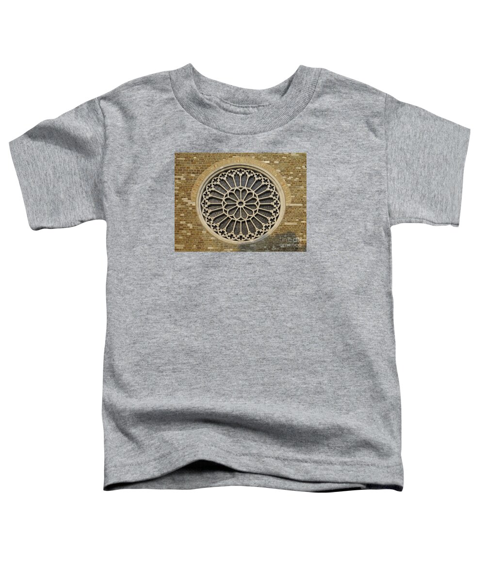 Saint Justus Toddler T-Shirt featuring the photograph Rose of the Cathedral of San Giusto by Riccardo Mottola