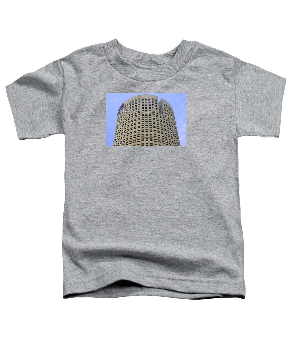 Tampa Toddler T-Shirt featuring the photograph Round Architecture by Laurie Perry