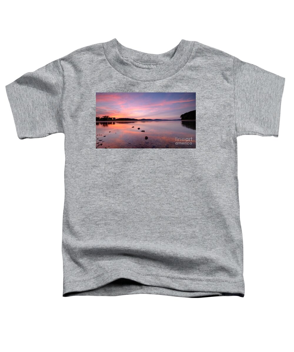 Round Valley At Dawn Toddler T-Shirt featuring the photograph Round Valley at Dawn by Michael Ver Sprill