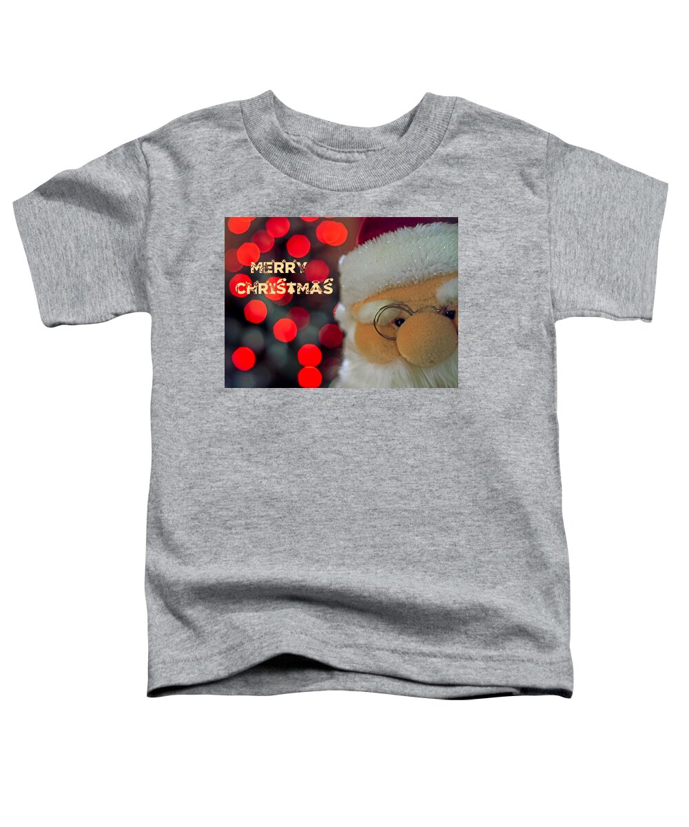 Santa Toddler T-Shirt featuring the photograph Santa by Spikey Mouse Photography
