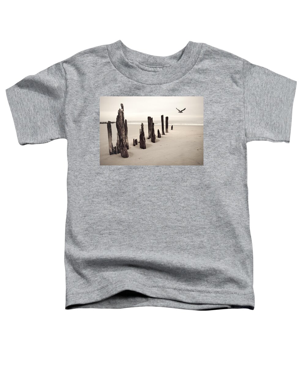 Seaside Toddler T-Shirt featuring the photograph Seaside by Gary Heller