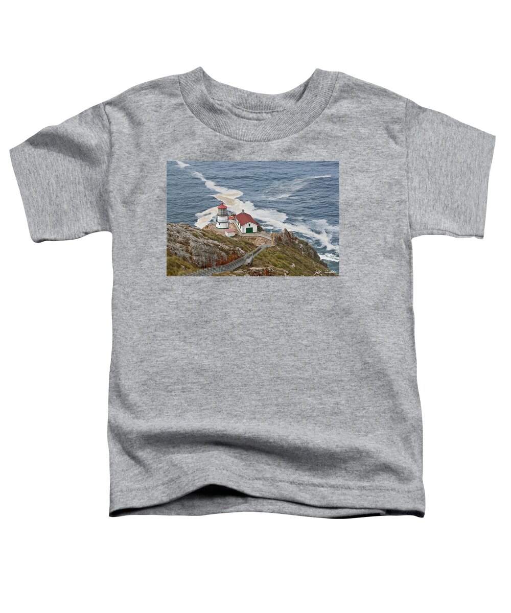 Architecture Toddler T-Shirt featuring the photograph Stairway Leading to Point Reyes Lighthouse by Jeff Goulden