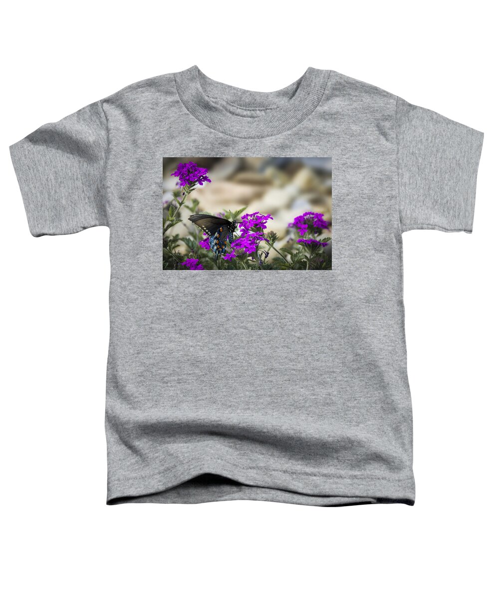 Pennysprints Toddler T-Shirt featuring the photograph Still Beautiful Swallowtail by Penny Lisowski