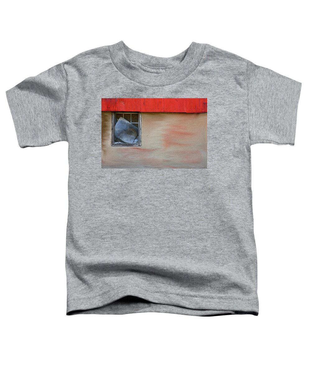 Roof Toddler T-Shirt featuring the photograph Stucco Flow by Randy Pollard