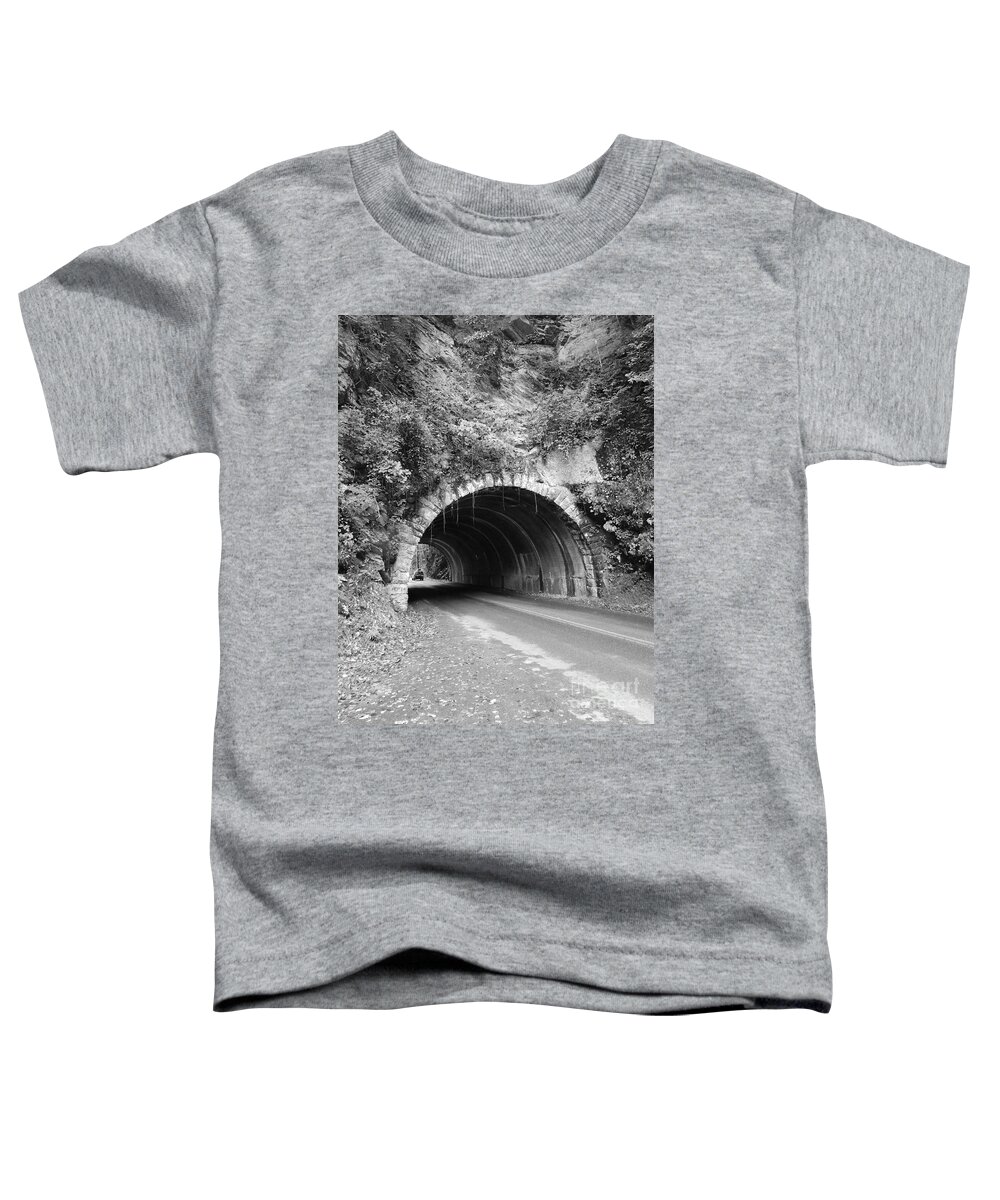 Tennessee Toddler T-Shirt featuring the photograph Tennessee Mountain Tunnel by Phil Perkins