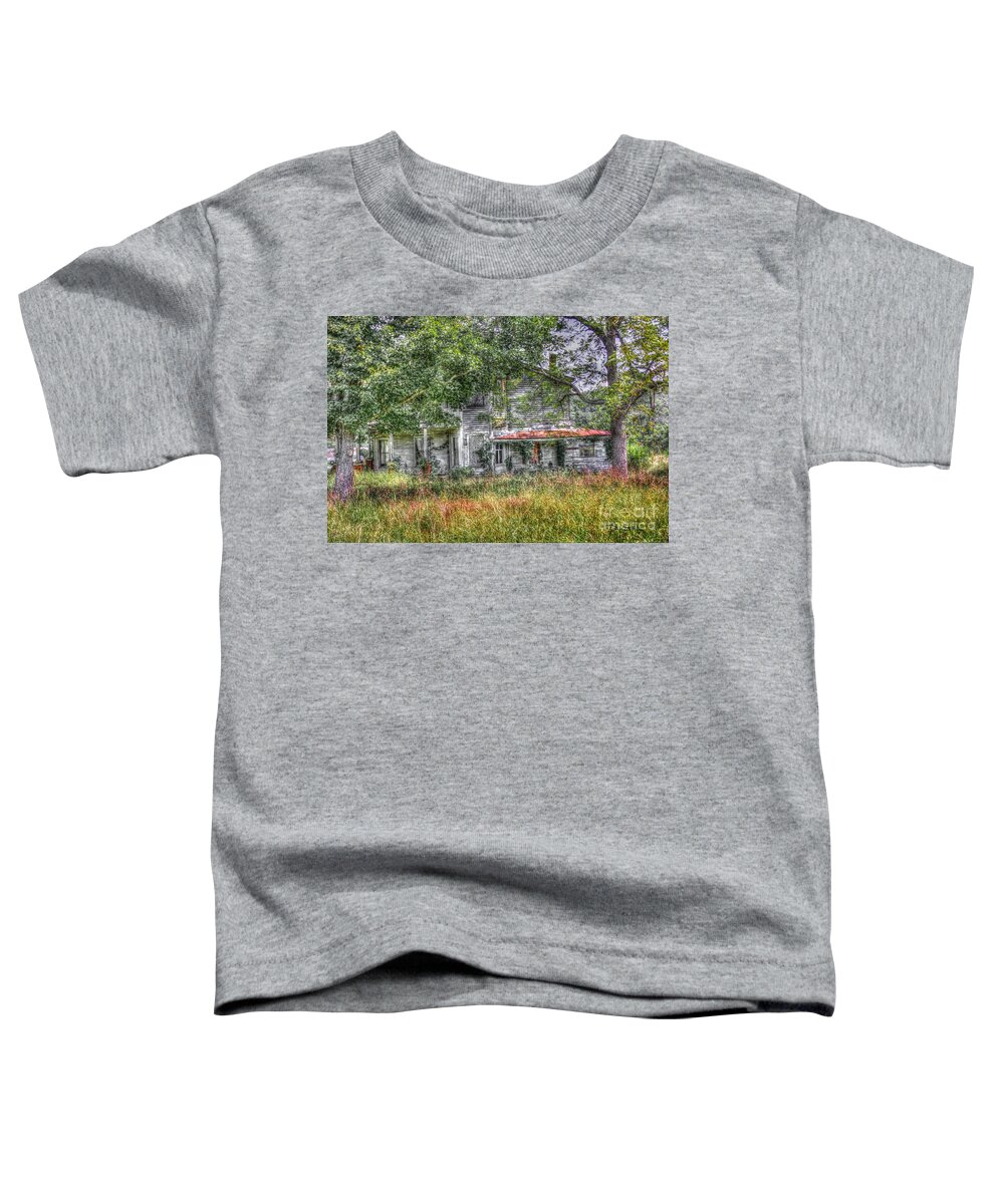 Scary Toddler T-Shirt featuring the digital art The House in the Woods by Dan Stone