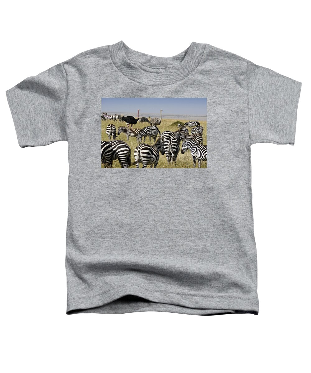 Africa Toddler T-Shirt featuring the photograph The Odd Couple by Michele Burgess