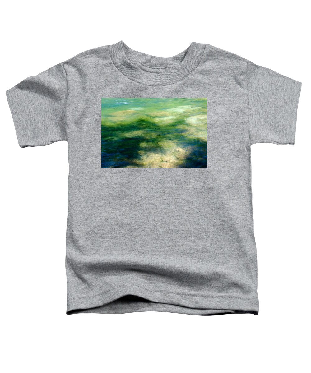 Water Painting Toddler T-Shirt featuring the photograph The River of Color by Kathy Paynter