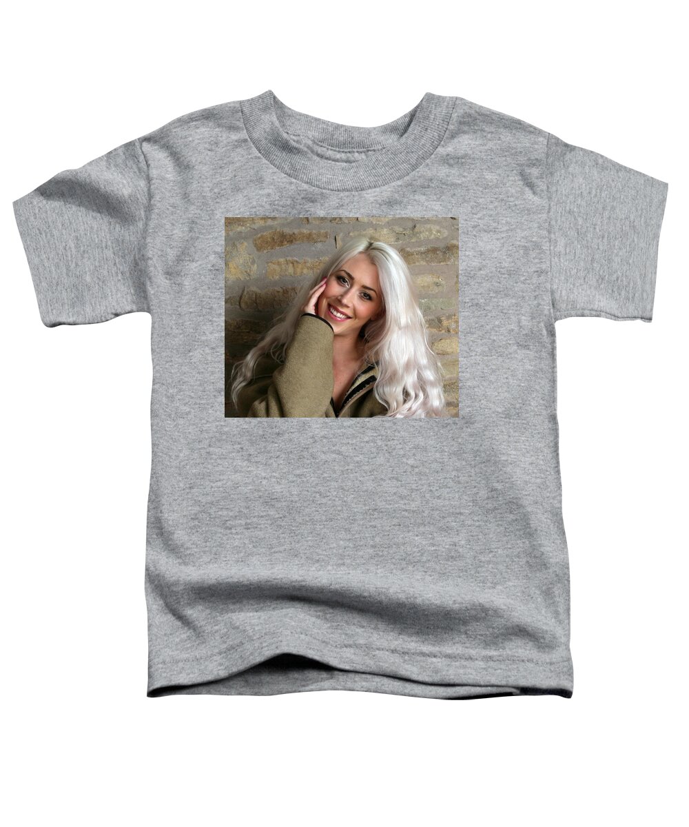 Charlotte Toddler T-Shirt featuring the photograph The Smile by Asa Jones