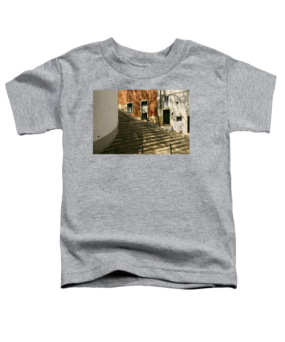 Lucinda Walter Toddler T-Shirt featuring the photograph The Steps by Lucinda Walter