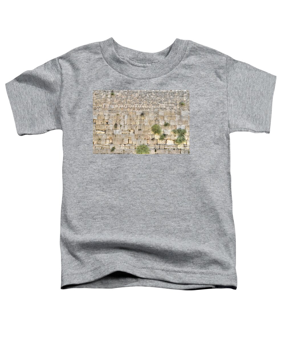 Western Wall Toddler T-Shirt featuring the photograph The Western Wall Jerusalem Israel by Amir Paz