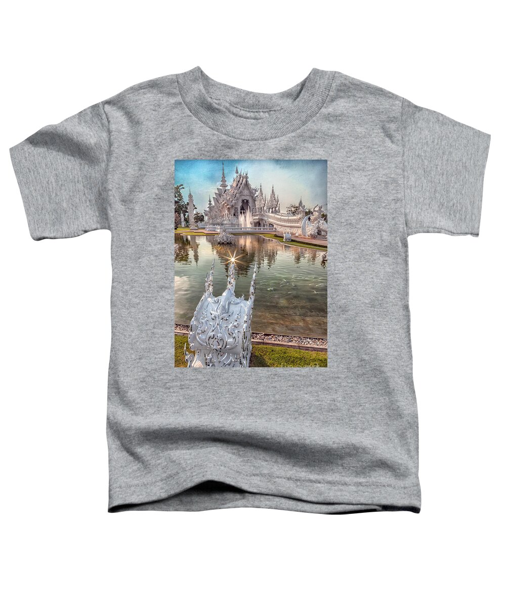 White Temple Toddler T-Shirt featuring the photograph The White Temple by Adrian Evans