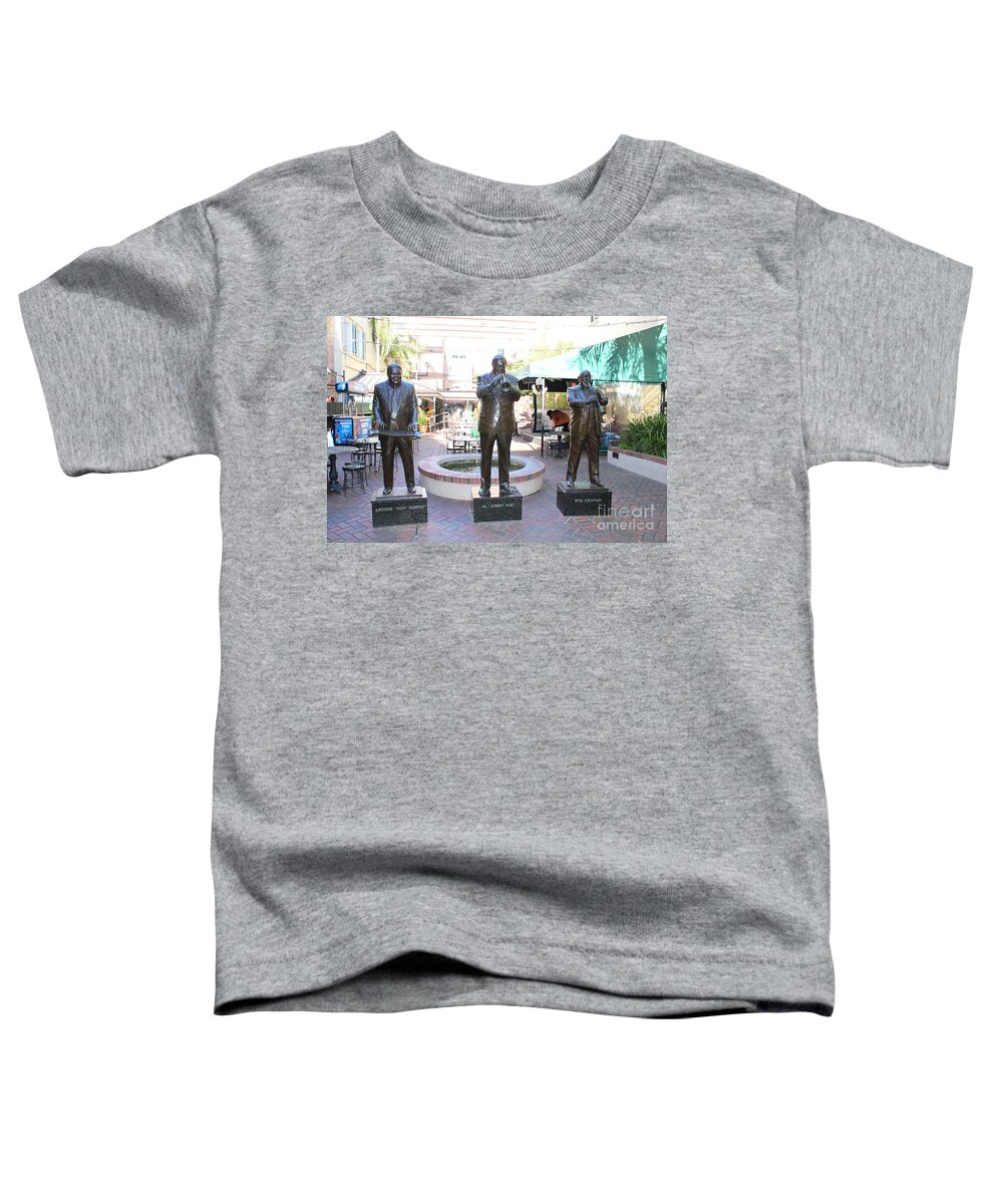 Statues Toddler T-Shirt featuring the photograph Three Legends by Bev Conover