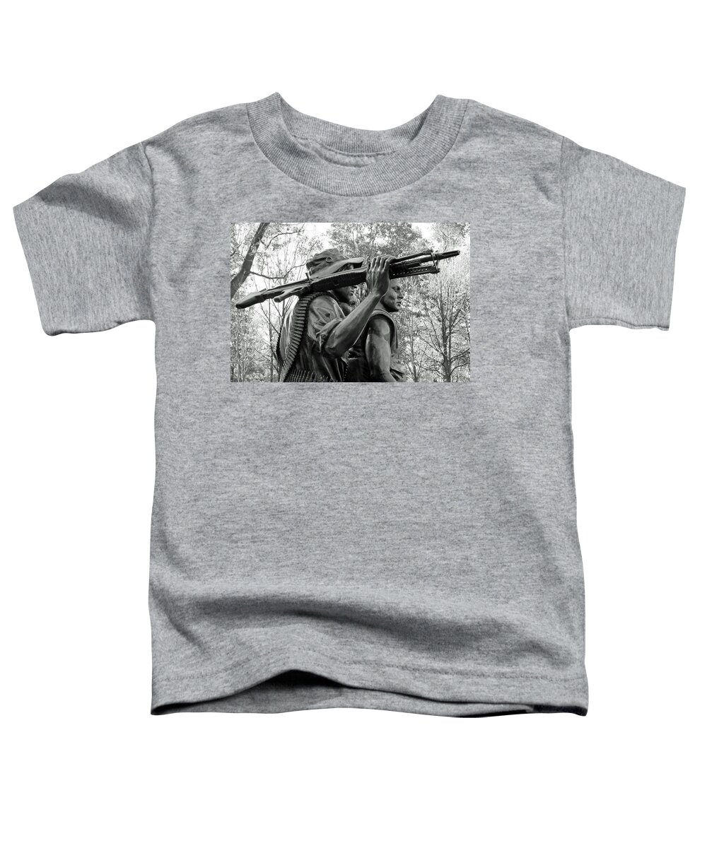 Three Toddler T-Shirt featuring the photograph Three Soldiers In Vietnam by Cora Wandel