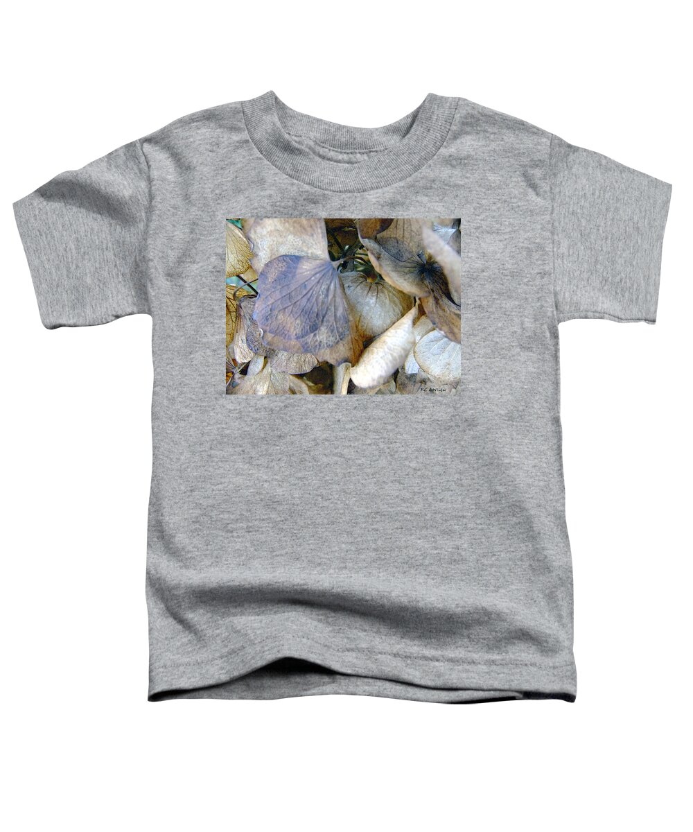 Flowers Toddler T-Shirt featuring the painting Tissue Paper Petals by RC DeWinter