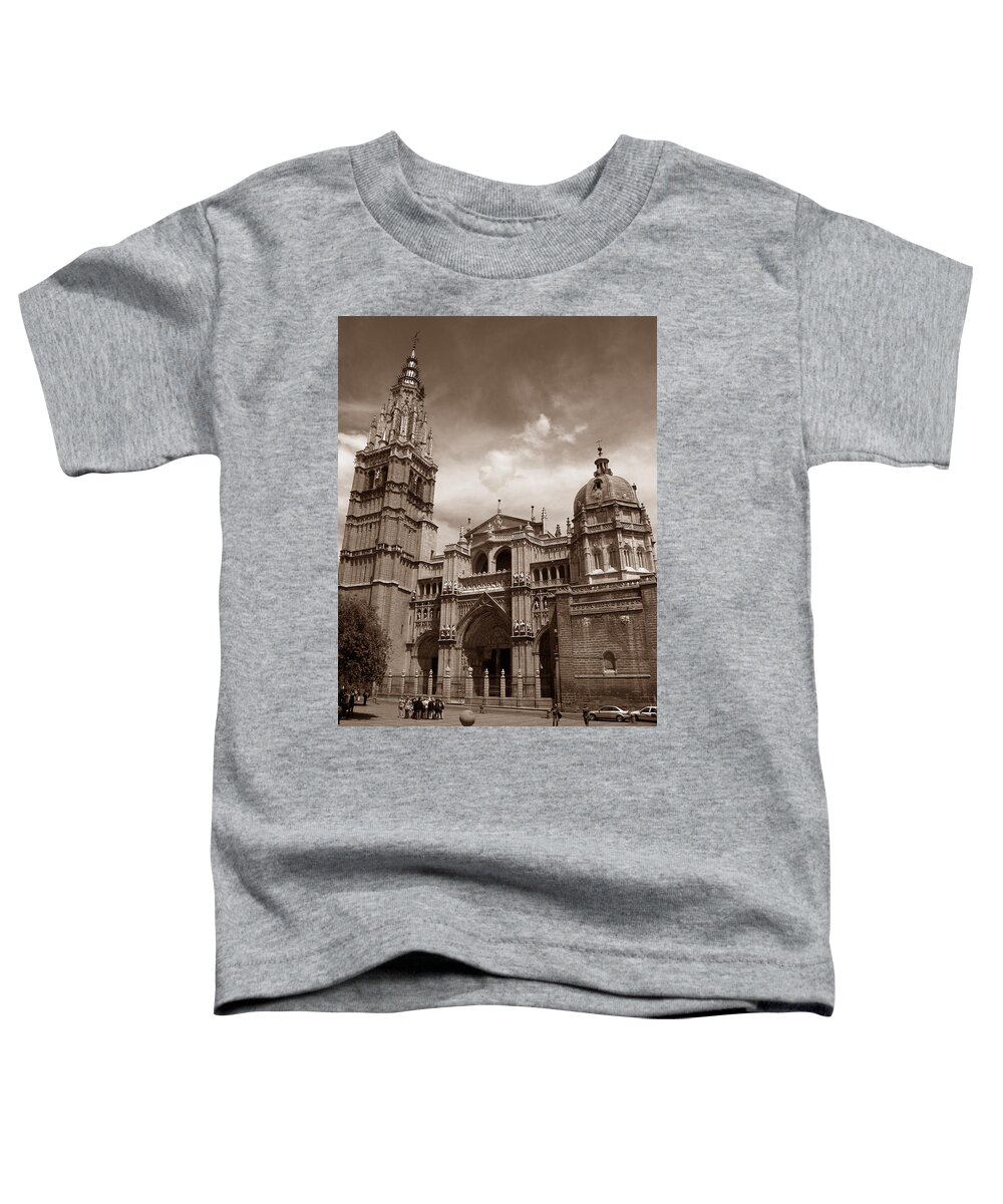 Cathedral Toddler T-Shirt featuring the photograph Toledo Cathedral by Michael Kirk