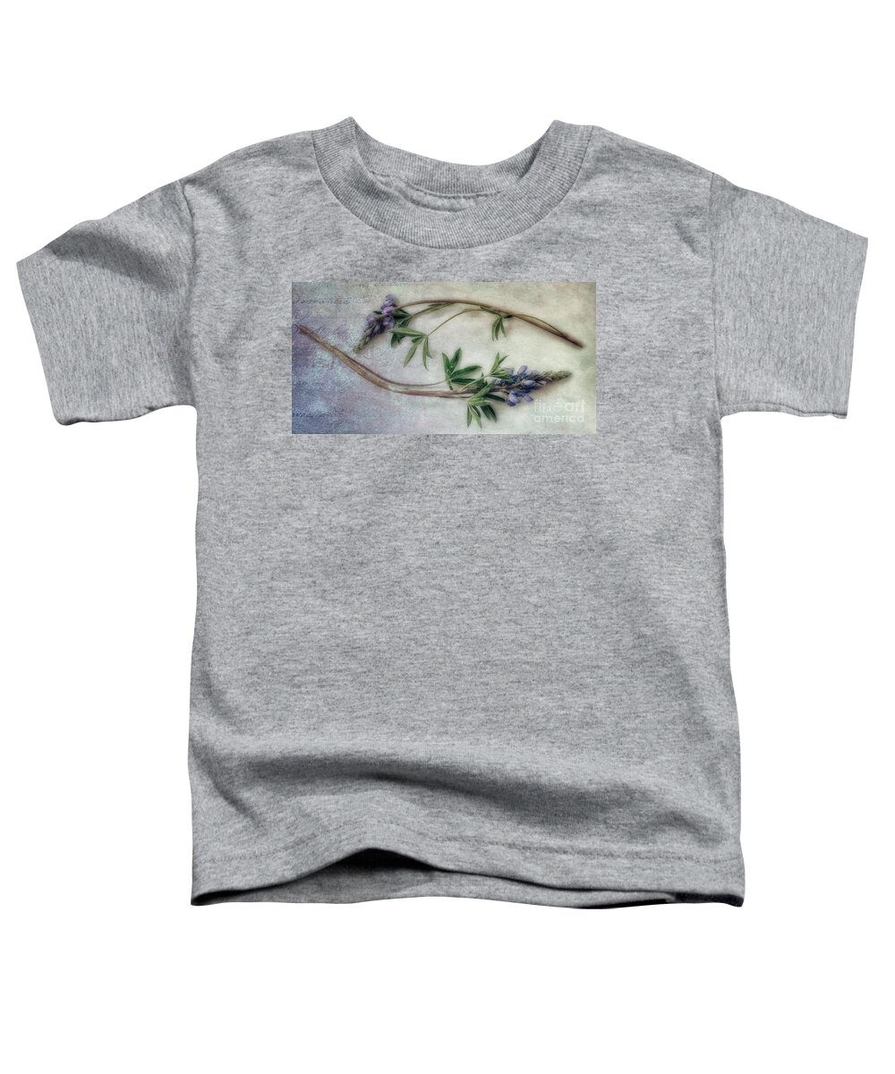 Lupine Toddler T-Shirt featuring the photograph Transience by Priska Wettstein