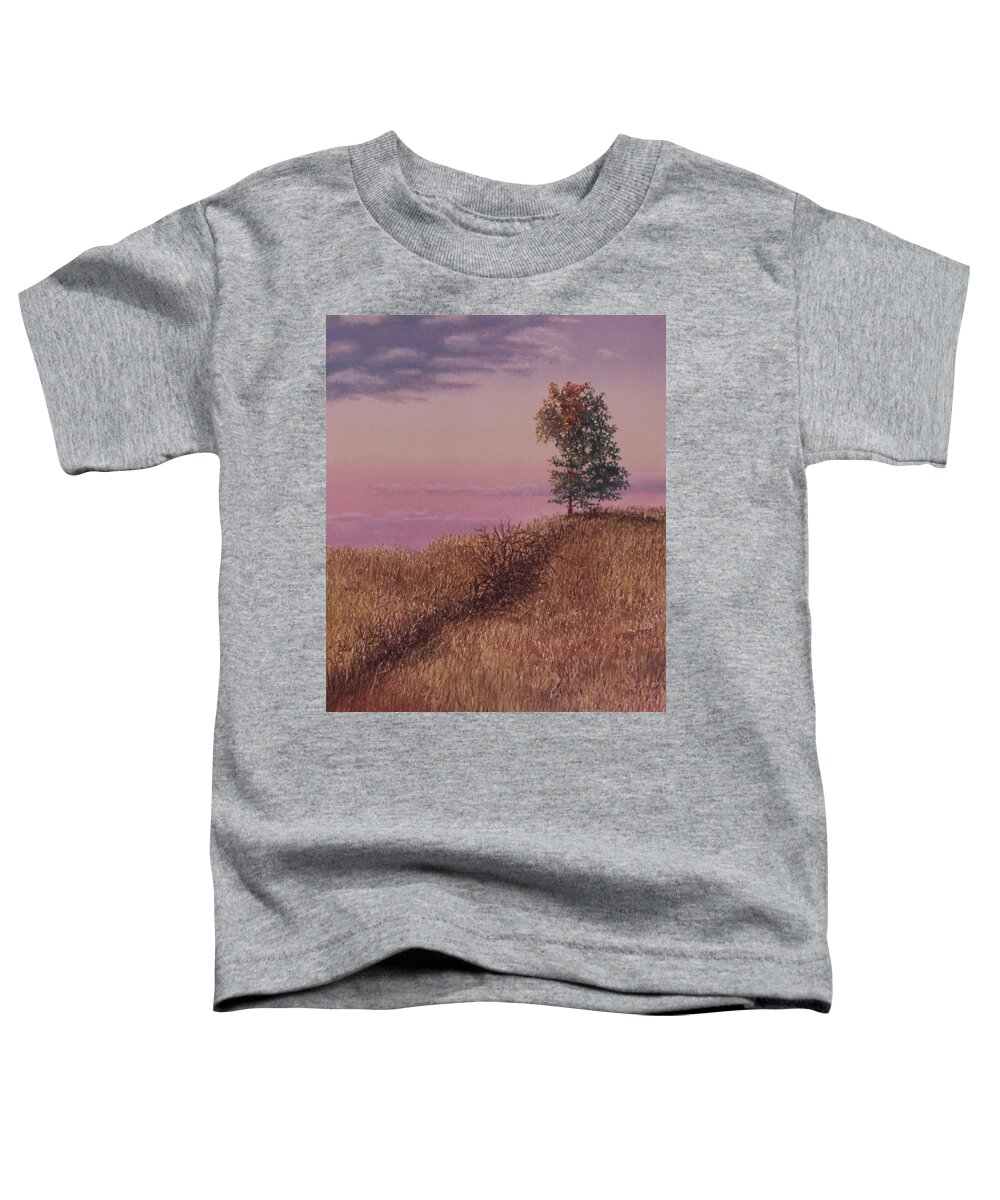 Tree Toddler T-Shirt featuring the painting Transitions by Peter Rashford