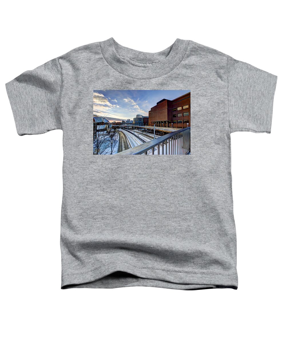 University Of Minnesota Toddler T-Shirt featuring the photograph University of Minnesota by Amanda Stadther