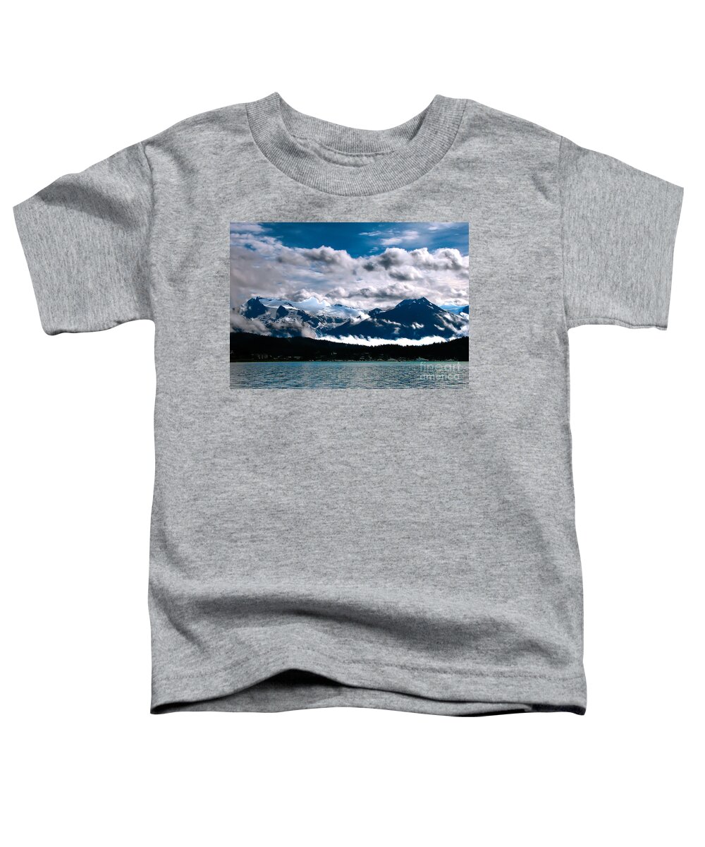 Alaska Toddler T-Shirt featuring the photograph Viewing Auke Bay by Robert Bales