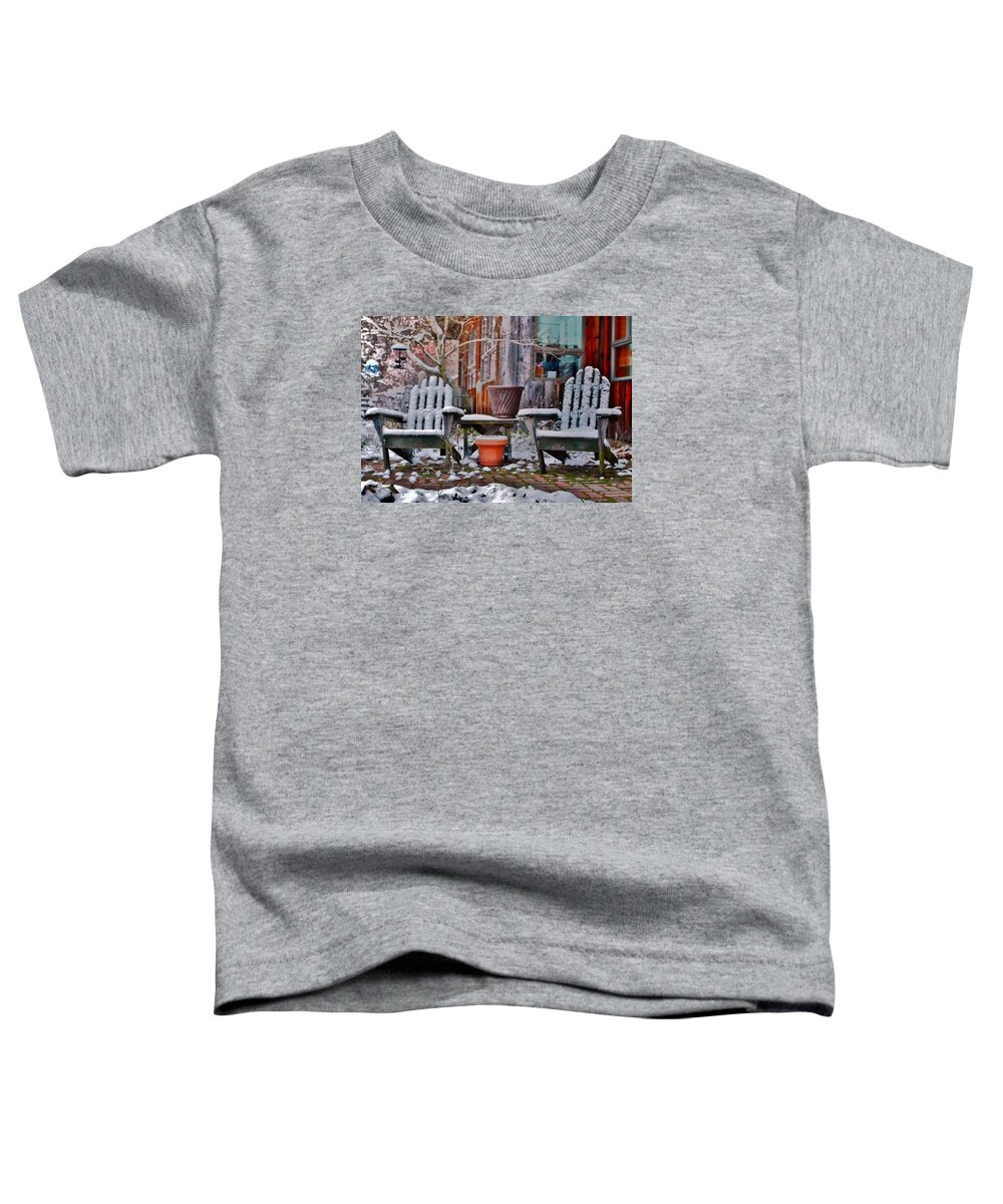 Winter Toddler T-Shirt featuring the photograph Waiting for Spring by William Rockwell