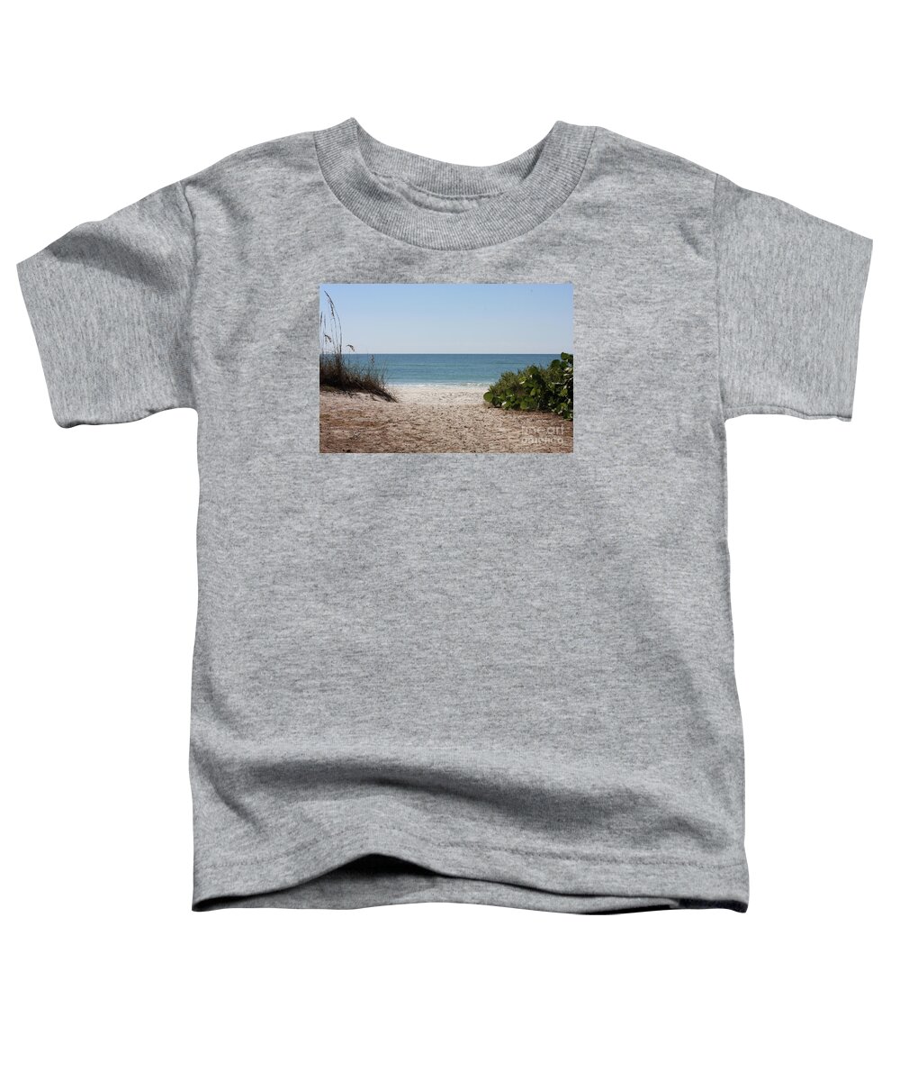 Beach Toddler T-Shirt featuring the photograph Welcome to the Beach by Carol Groenen