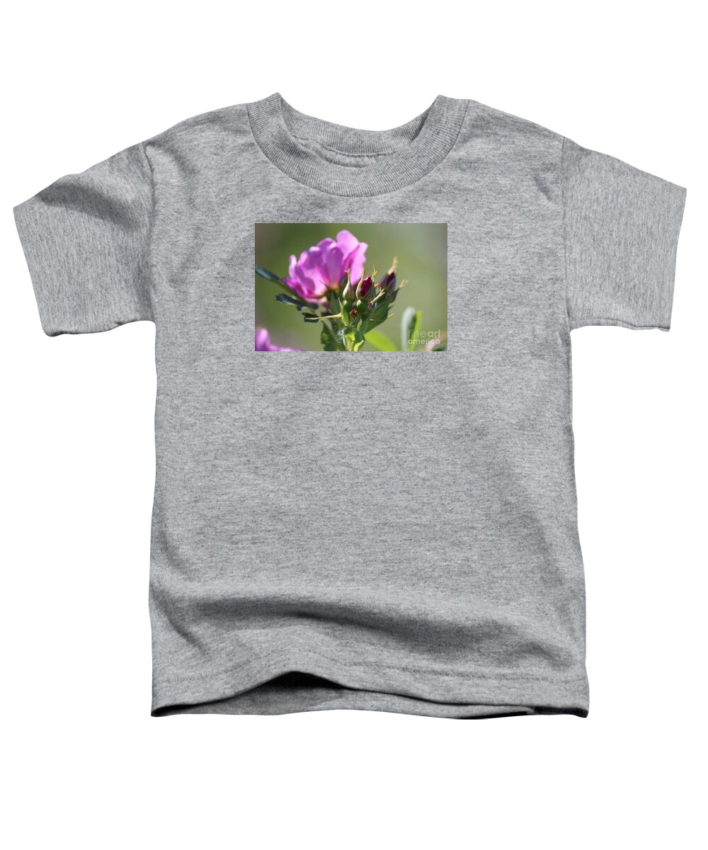 Wild Rose Toddler T-Shirt featuring the photograph Wild Rose by Ann E Robson