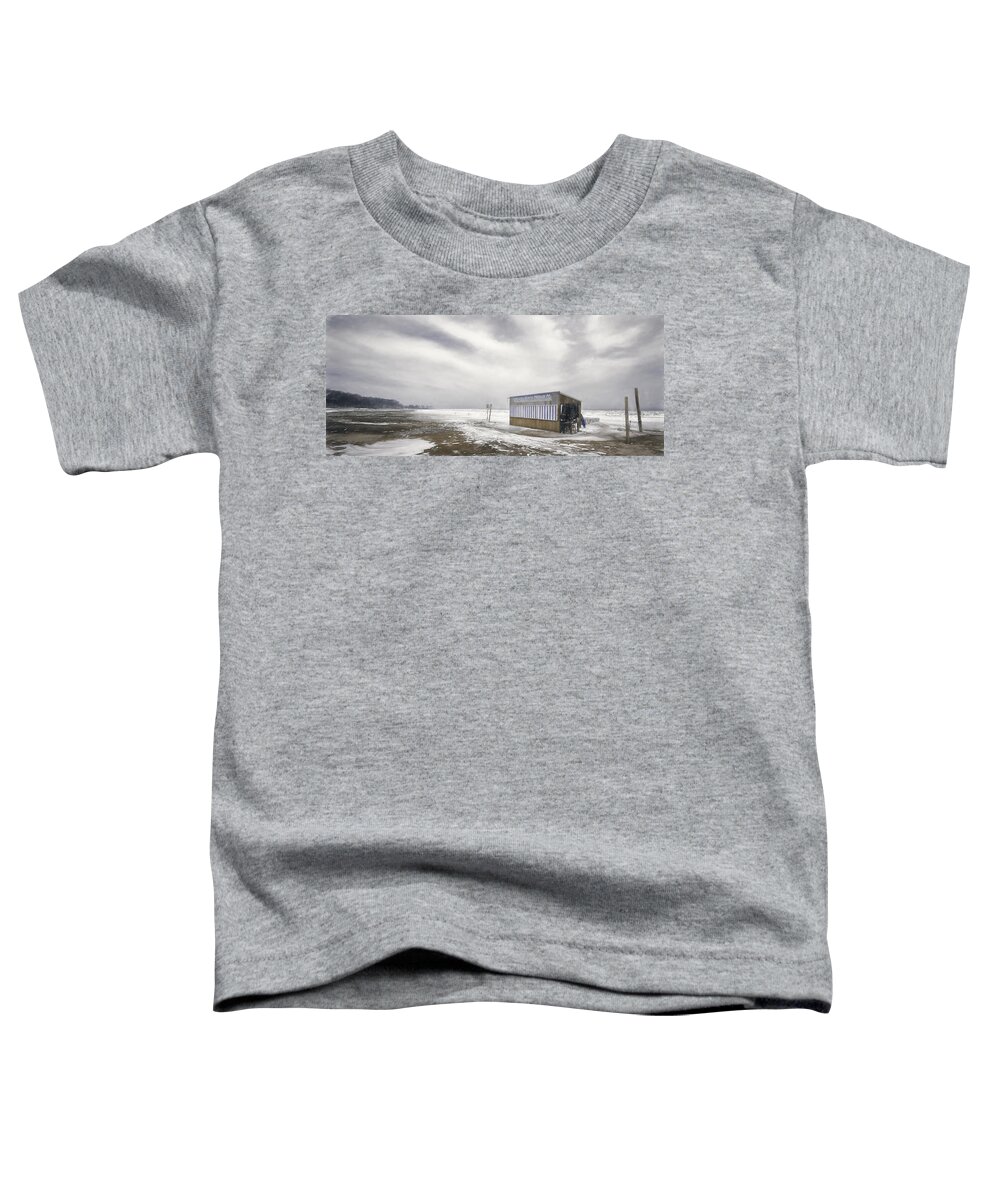 Landscape Photography Toddler T-Shirt featuring the photograph Winter at the Cabana by Scott Norris