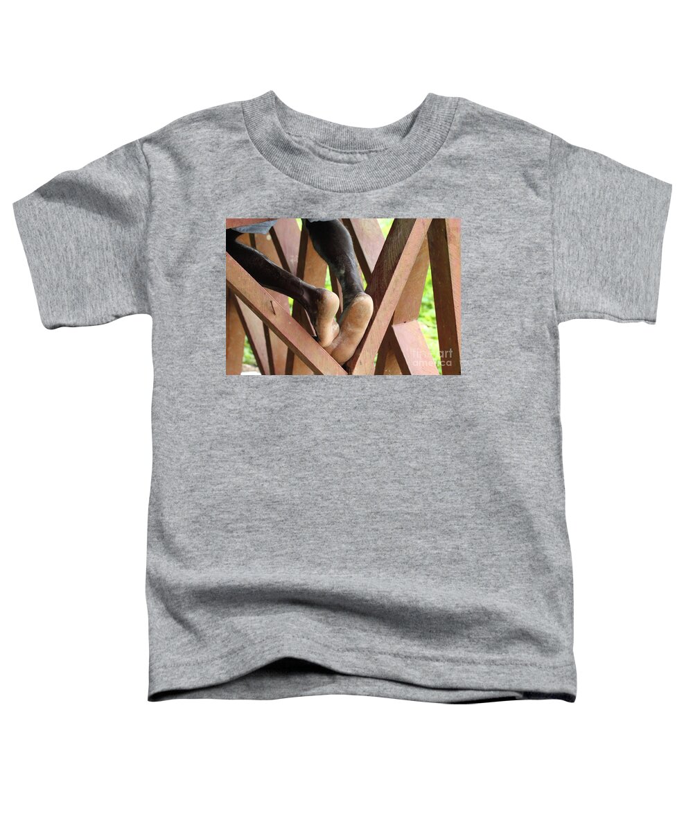 Foot Toddler T-Shirt featuring the photograph Without Title by Jola Martysz