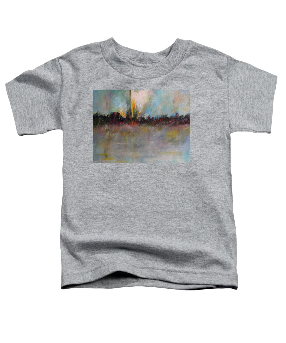 Abstract Toddler T-Shirt featuring the painting Wonder by Soraya Silvestri