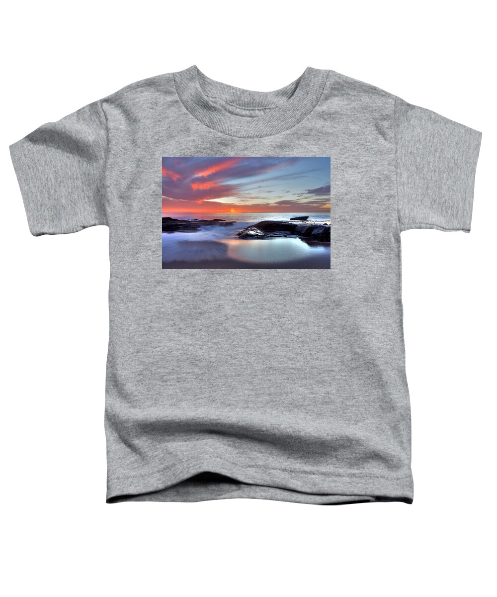 Sunset Toddler T-Shirt featuring the photograph Zen set by Cliff Wassmann